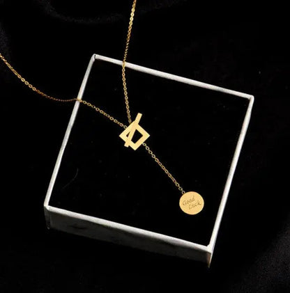 GOOD LUCK NECKLACE (24K GOLD PLATED)