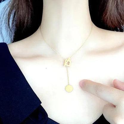 GOOD LUCK NECKLACE (24K GOLD PLATED)